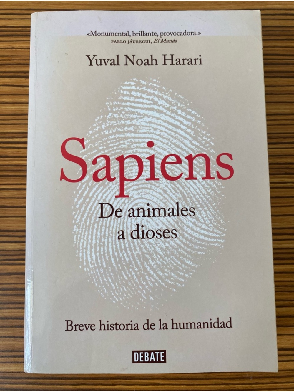 "Sapiens: A Brief History of Humankind" by Yuval Noah Harari